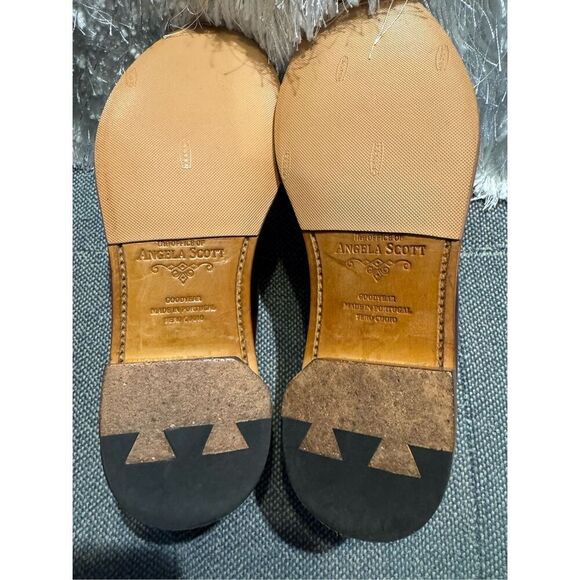 The Office of Angela Scott Mr Smith Bordeaux stripe oxfords size 37.5 / 7.5 - Picture 9 of 11